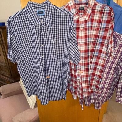 VAN HUESEN, STAFFORD, ARROW, IZOD XL BUTTON UP SHIRTS