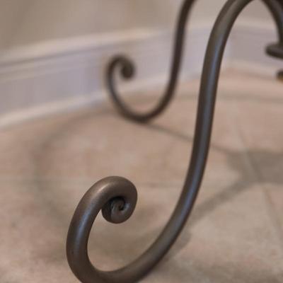 Round Beveled Glass Tabletop