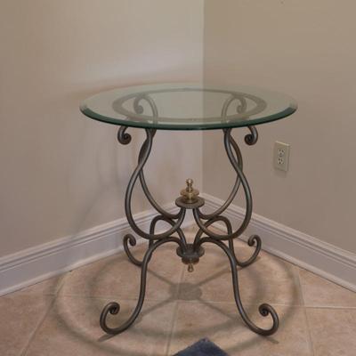 Round Beveled Glass Tabletop