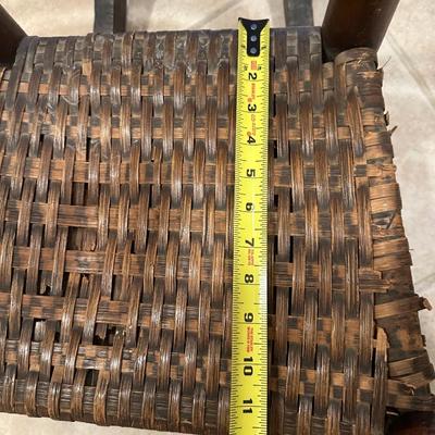 Vintage Child's Woven Rocking Chair (See Details)