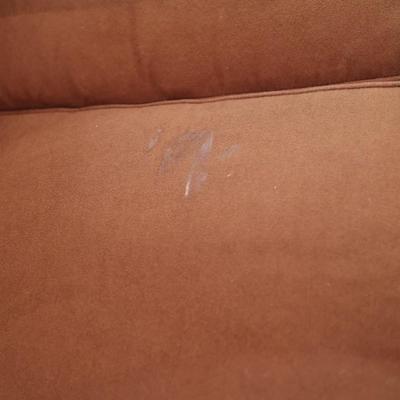 Hickory Chair Brown Polyester Sofa with Ottoman