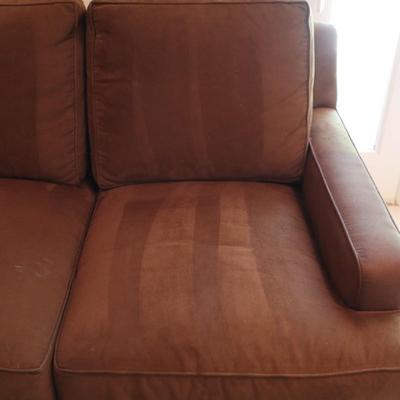 Hickory Chair Polyester Sofa with Ottoman