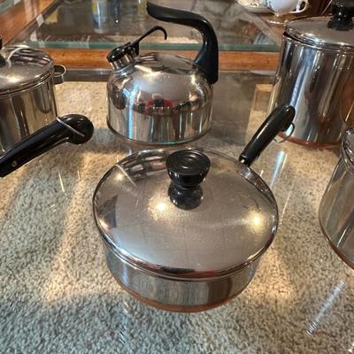 RARE CHILD'S PLAY SET OF REVERE WEAR POTS AND PANS