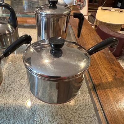 RARE CHILD'S PLAY SET OF REVERE WEAR POTS AND PANS