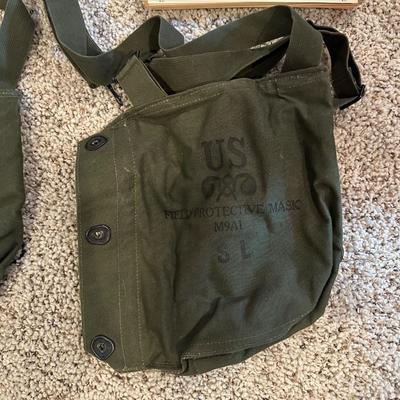 PAPER TARGETS, MILITARY CANVAS BAGS, SPENT SHELLS, CARBINE MAGAZINES AND MORE