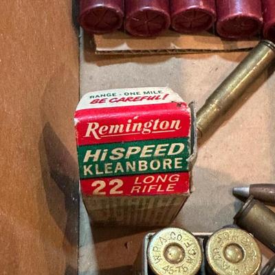 12 GAUGE AMMO, .22 LONG RIFLE AMMO, .45-75 WINCHESTER AMMO AND MORE