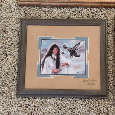 NATIVE AMERICAN THEMED ARTWORK