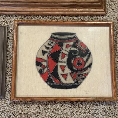 NATIVE AMERICAN THEMED ARTWORK