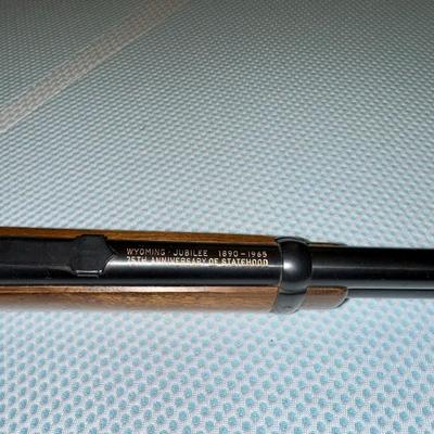 WINCHESTER MODEL 94, 30 - 30 LEVER ACTION * 75TH WYOMING ANNIVERSARY * HAS NEVER BEEN FIRED