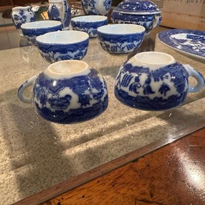 LITTLE HOSTESS CHILD'S CHINA PLAY TEA SET