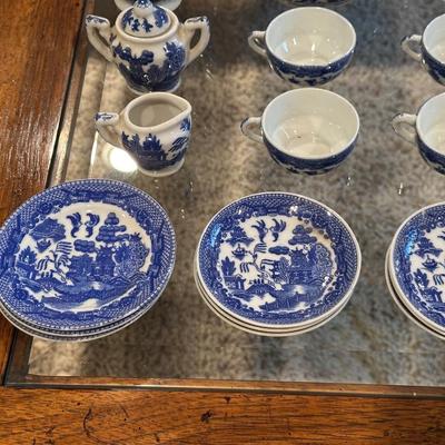 LITTLE HOSTESS CHILD'S CHINA PLAY TEA SET