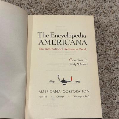 THE ENCYCLOPEDIA AMERICANA 1956 COPYRIGHT