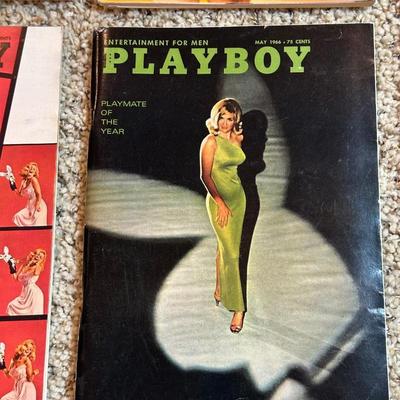 1966 PLAYBOY MAGAZINES