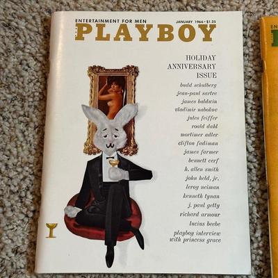 1966 PLAYBOY MAGAZINES