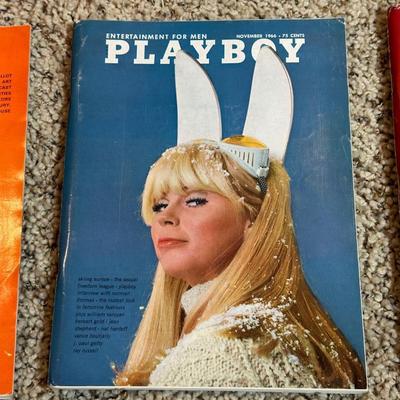 1966 PLAYBOY MAGAZINES
