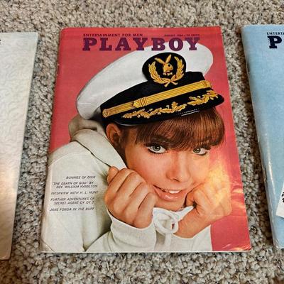 1966 PLAYBOY MAGAZINES