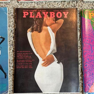 1967 PLAYBOY MAGAZINES