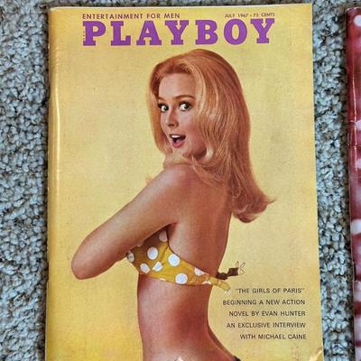 1967 PLAYBOY MAGAZINES