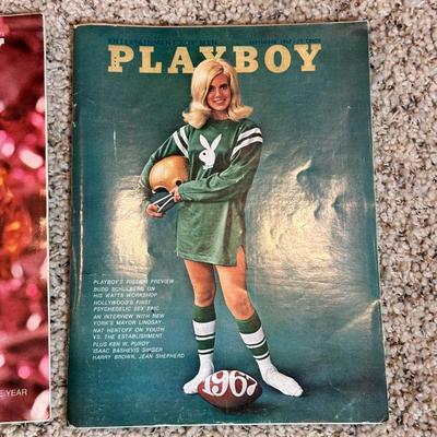 1967 PLAYBOY MAGAZINES