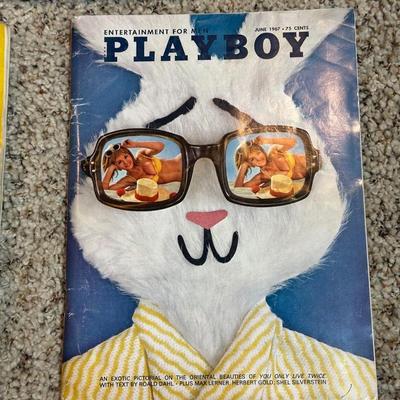 1967 PLAYBOY MAGAZINES