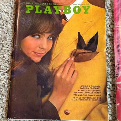 1968 PLAYBOY MAGAZINES