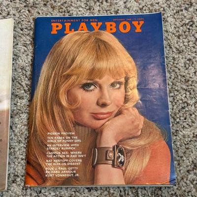 1968 PLAYBOY MAGAZINES