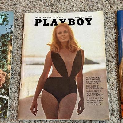 1968 PLAYBOY MAGAZINES