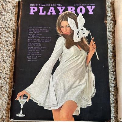 1968 PLAYBOY MAGAZINES