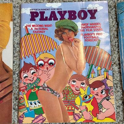 1974 PLAYBOY MAGAZINES