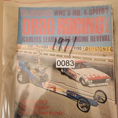 lot of 9 1971 Drag Racing Magazines