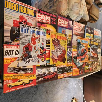 Lot of 1970 Car Magazines Car Craft Hot Rodding Drag Racing Supercar