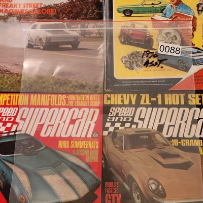 Lot of 1970 Car Magazines Car Craft Hot Rodding Drag Racing Supercar