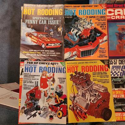 Lot of 1970 Car Magazines Car Craft Hot Rodding Drag Racing Supercar