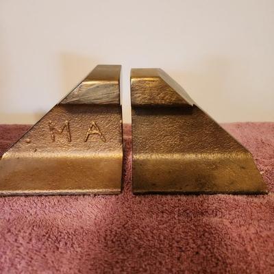 Railroad Rail from 1893 Bookends Heavy