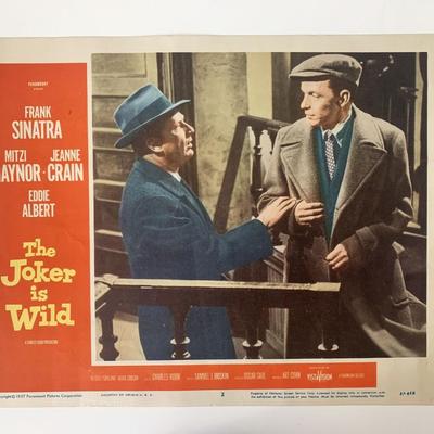 The Joker Is Wild original 1957 vintage lobby card