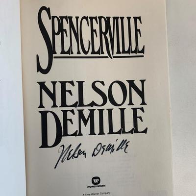 Spencerville Nelson DeMille signed first edition book