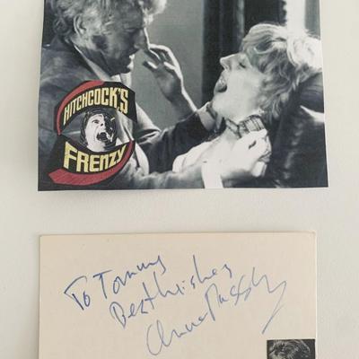 Anna Massey original signature