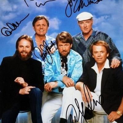 The Beach Boys signed photo
