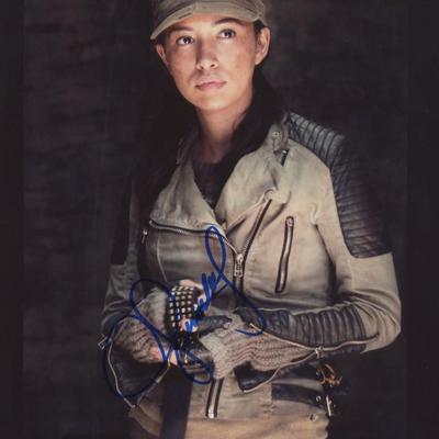 Christian Serratos signed Walking Dead photo