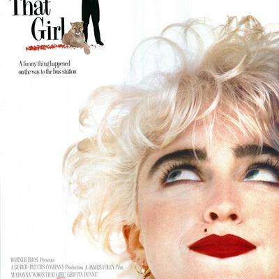 Who's That Girl 1987 original vintage movie poster