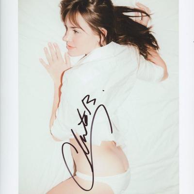 Christa Allen signed photo