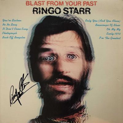 Ringo Starr signed Blast From Your Past album