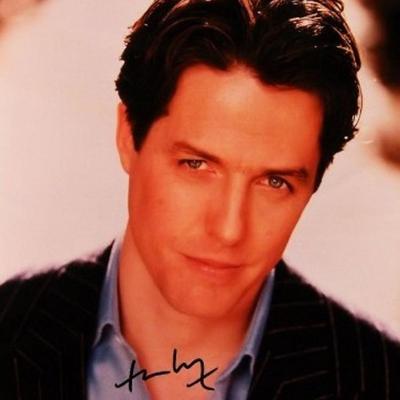 Hugh Grant Jr. signed portrait photo 