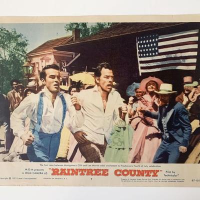 Raintree County original 1957 vintage lobby card