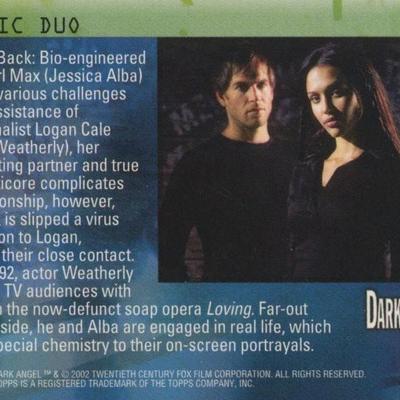 Dark Angel Michael Weatherly signed card