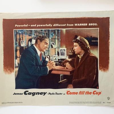Come Fill the Cup 
original 1951 vintage lobby card