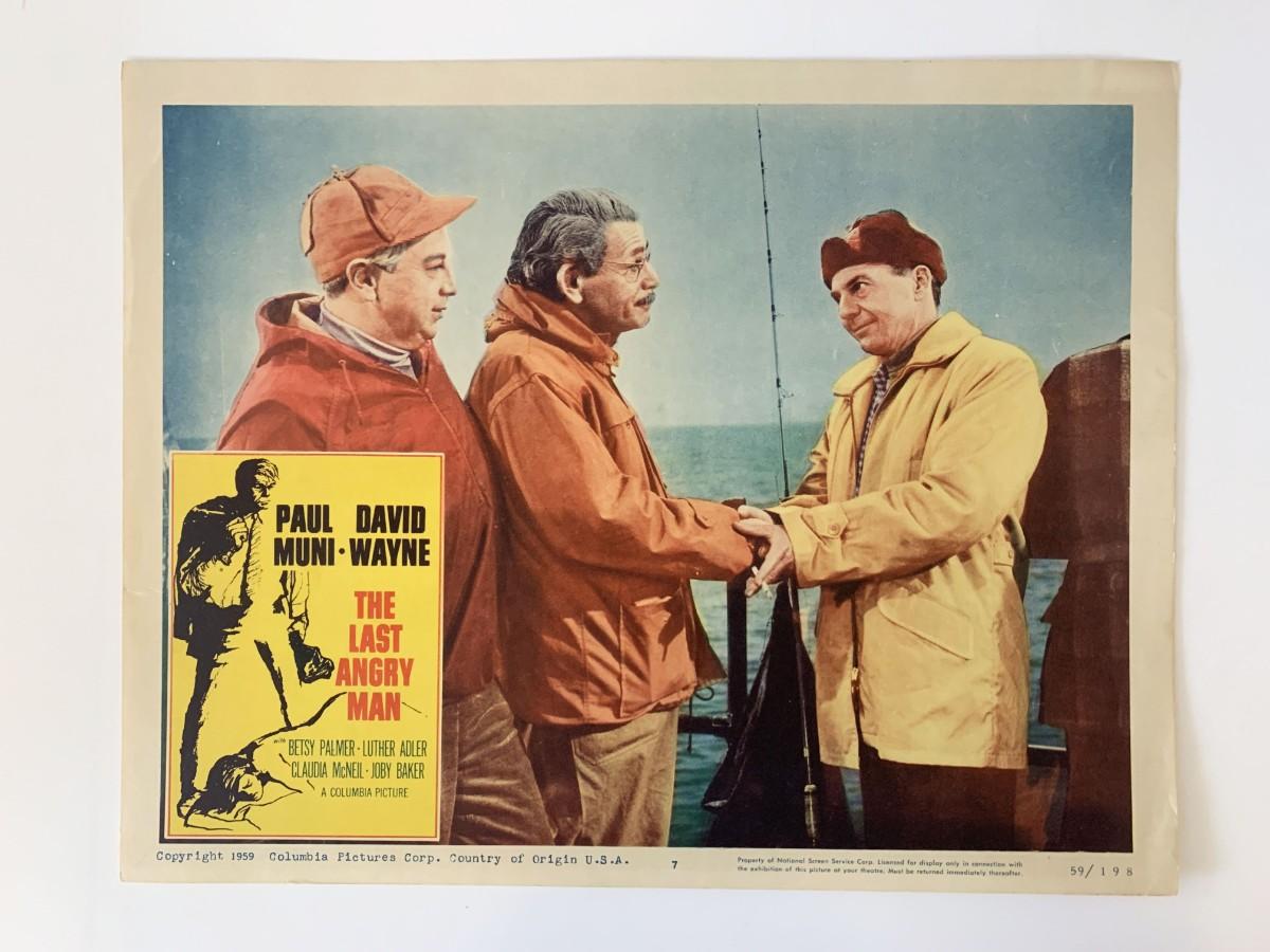 The Last Angry Man original 1959 vintage lobby card | EstateSales.org