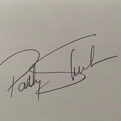 PGA Champion Patty Sheehan original signature 