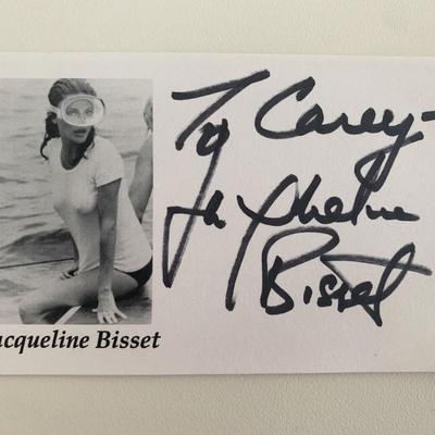 Bullit Jacqueline Bisset original signature