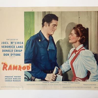 Ramrod original 1947 vintage lobby card